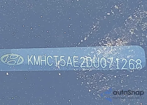 2013 Hyundai Accent Gs из США, поврежденный, VIN KMHCT5AE2DU071268